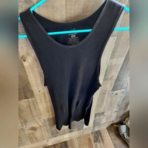 Men's black tank top